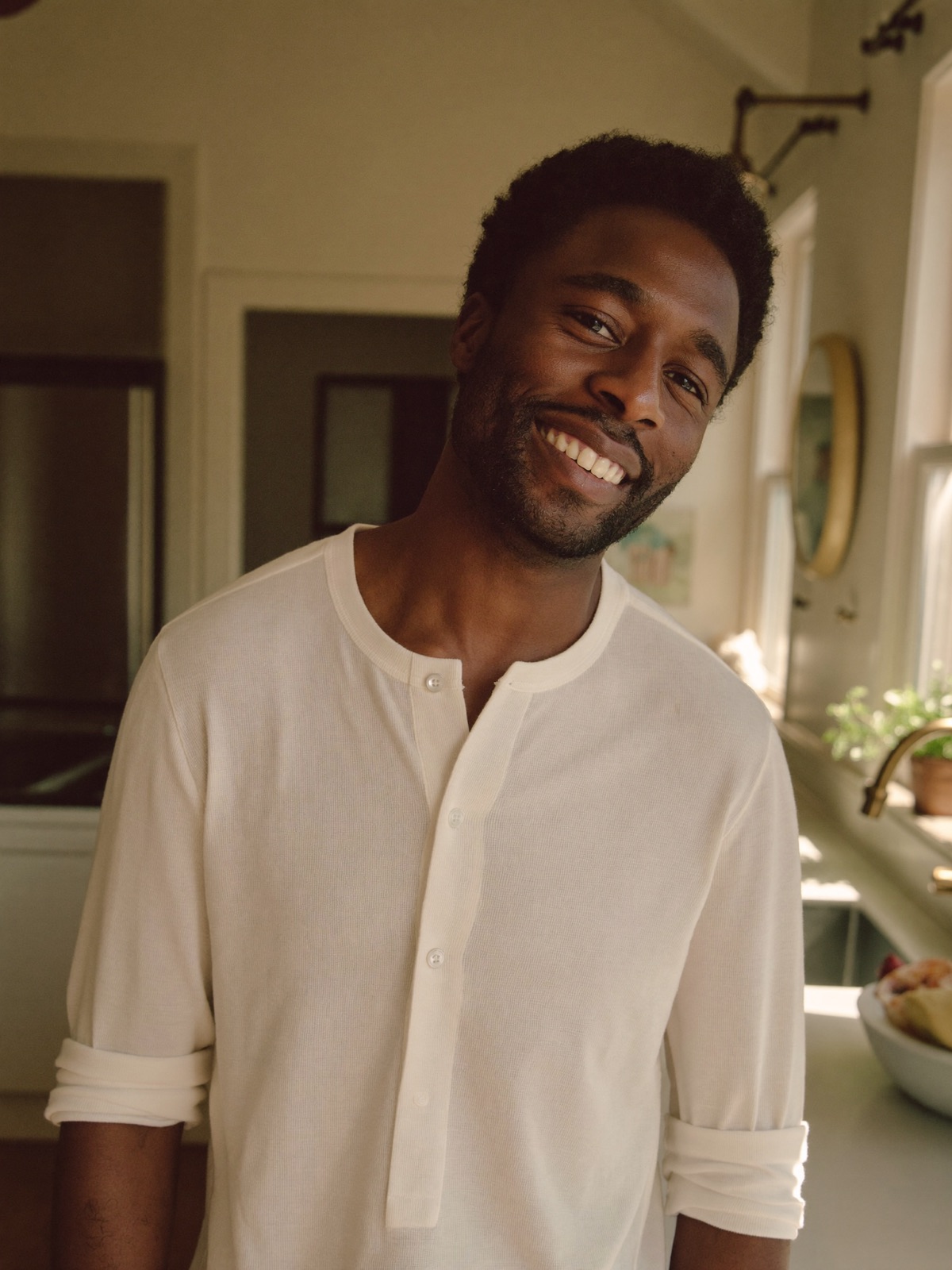 Sam Okafor, who runs the kitchen at Marlow House.